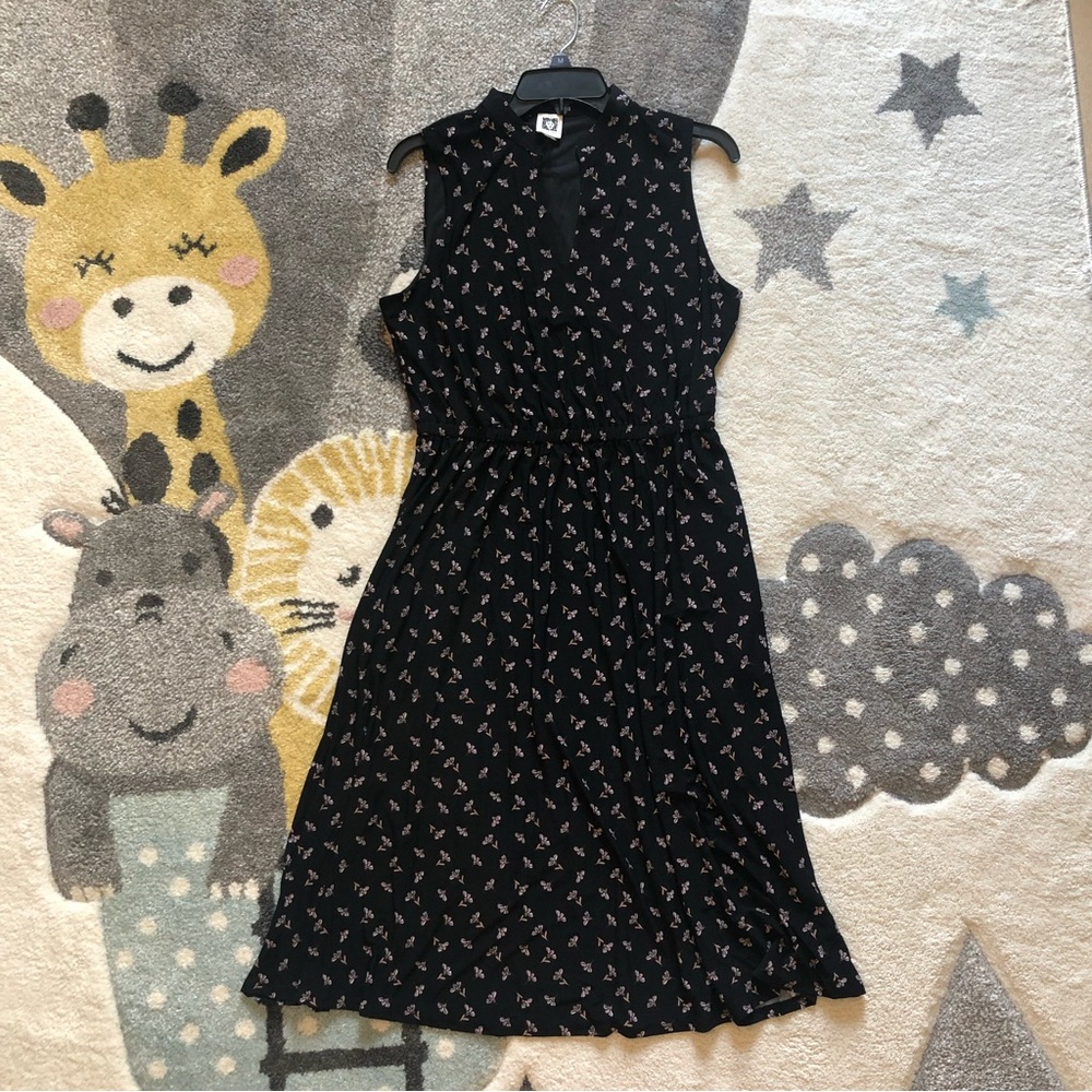 NWT Anne Klein Black Dress with Pockets